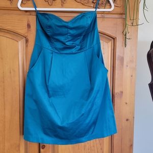 Silence + noise xs teal cocktail dress